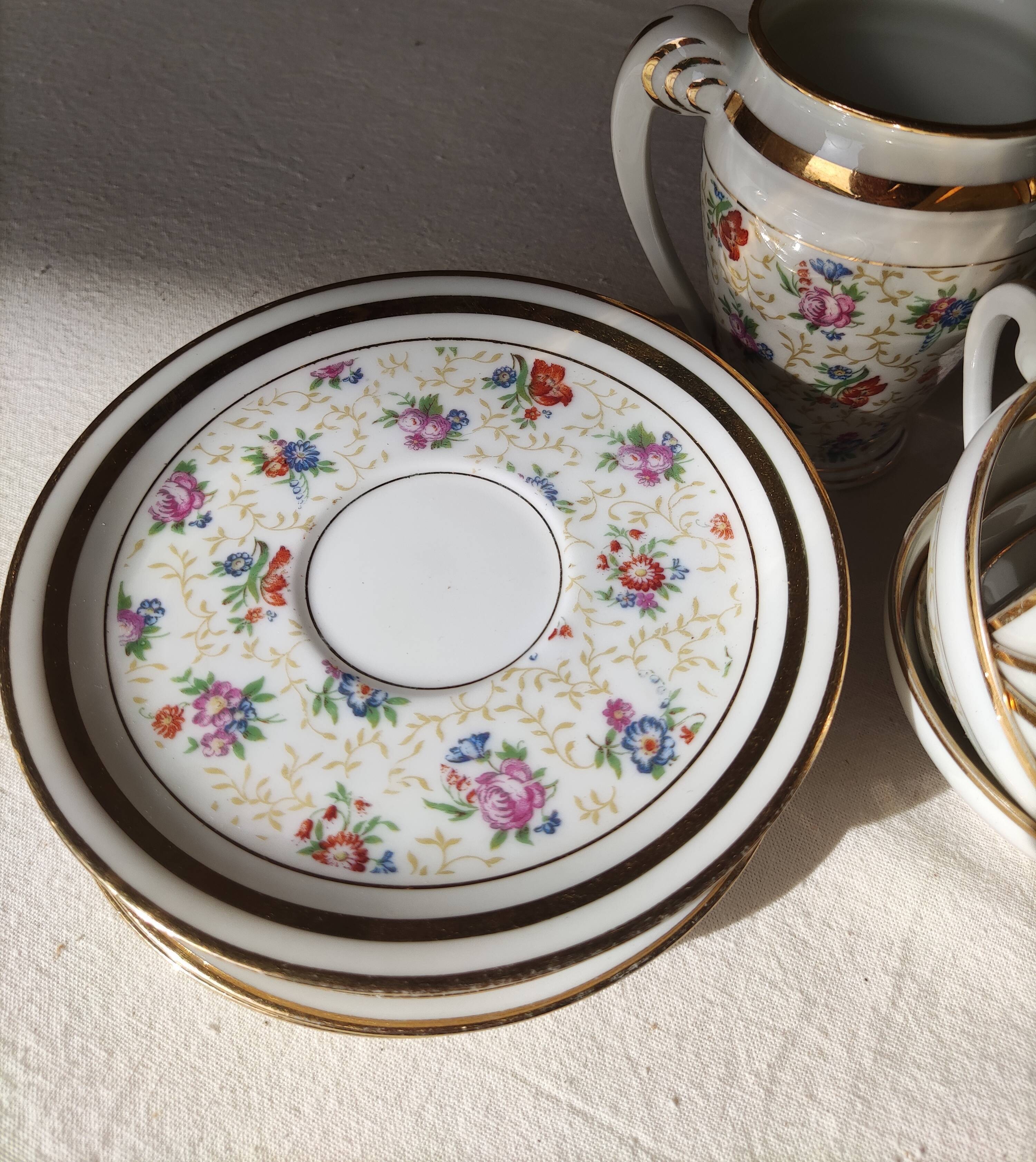 Limoges porcelain coffee serving part