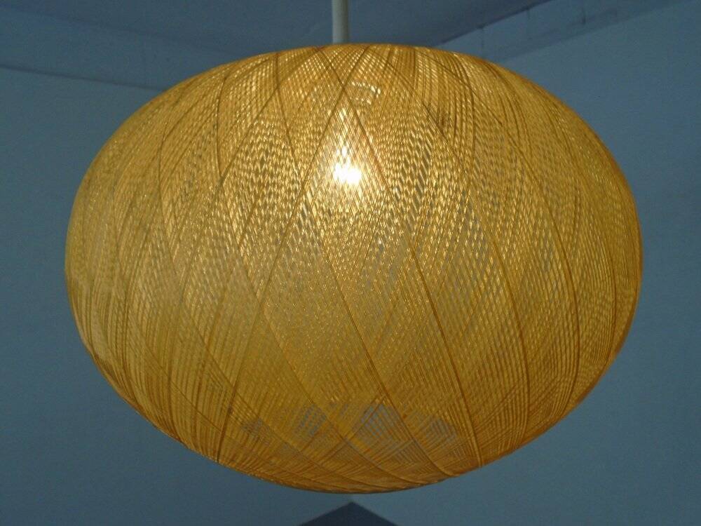 Spun Fibreglass Pendant Lamp, Germany, 1960s