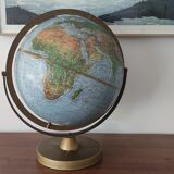 Globe with relief