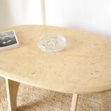 20th century natural stone coffee table
