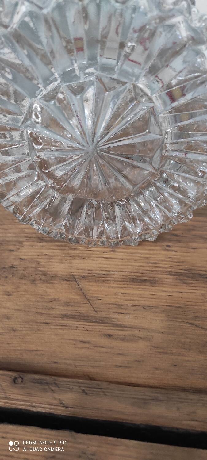 Vintage glass ceiling light