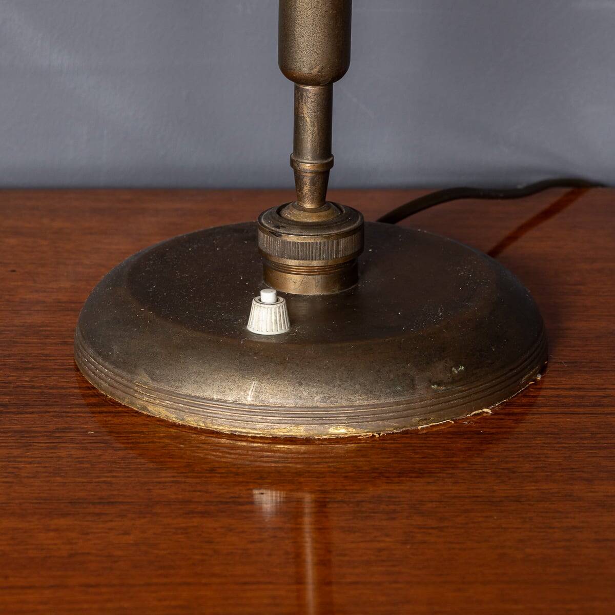 20thc bronze adjustable table lamp attributed to giovanni michelucci c.1945