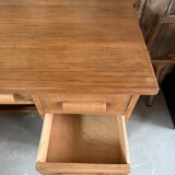 Oak half-minister's desk (renovated)
