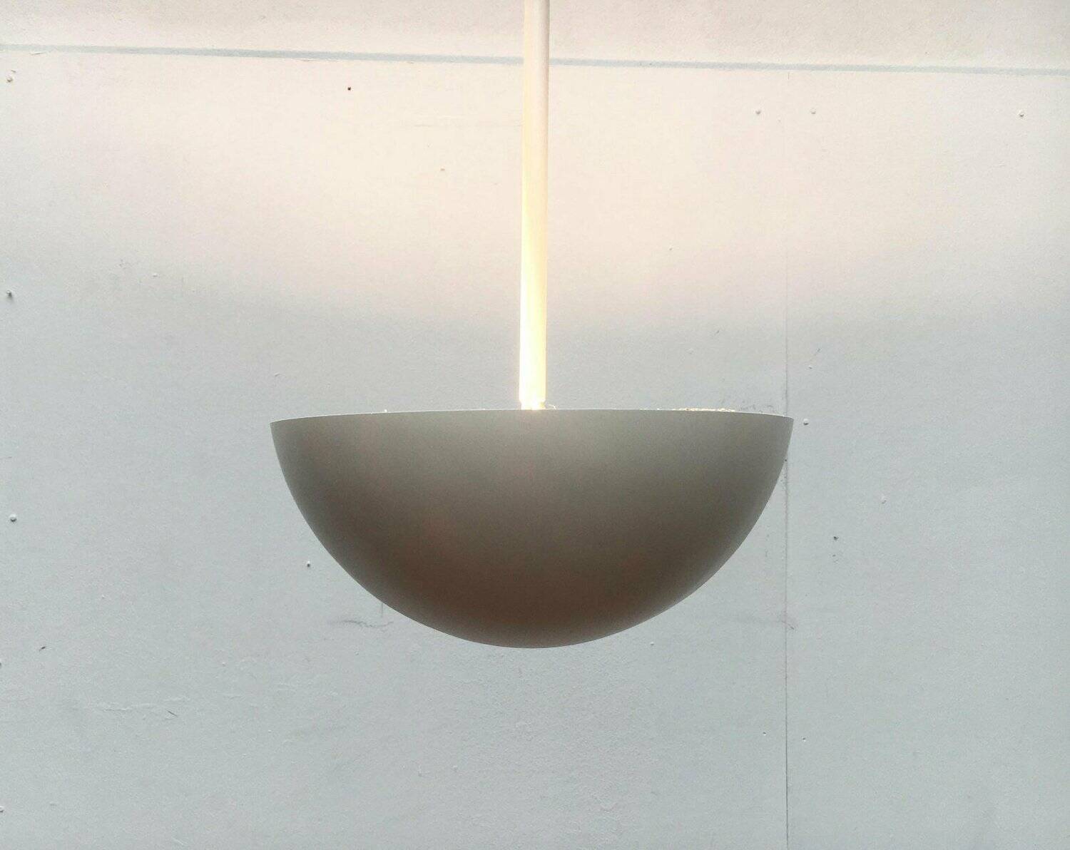 Mid-century modern style fiberglass pendant light, 1960s, set of 2.