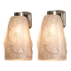 Pair of Art Deco wall sconces signed Hubens