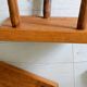 Lot de 3 petits tabourets tripodes