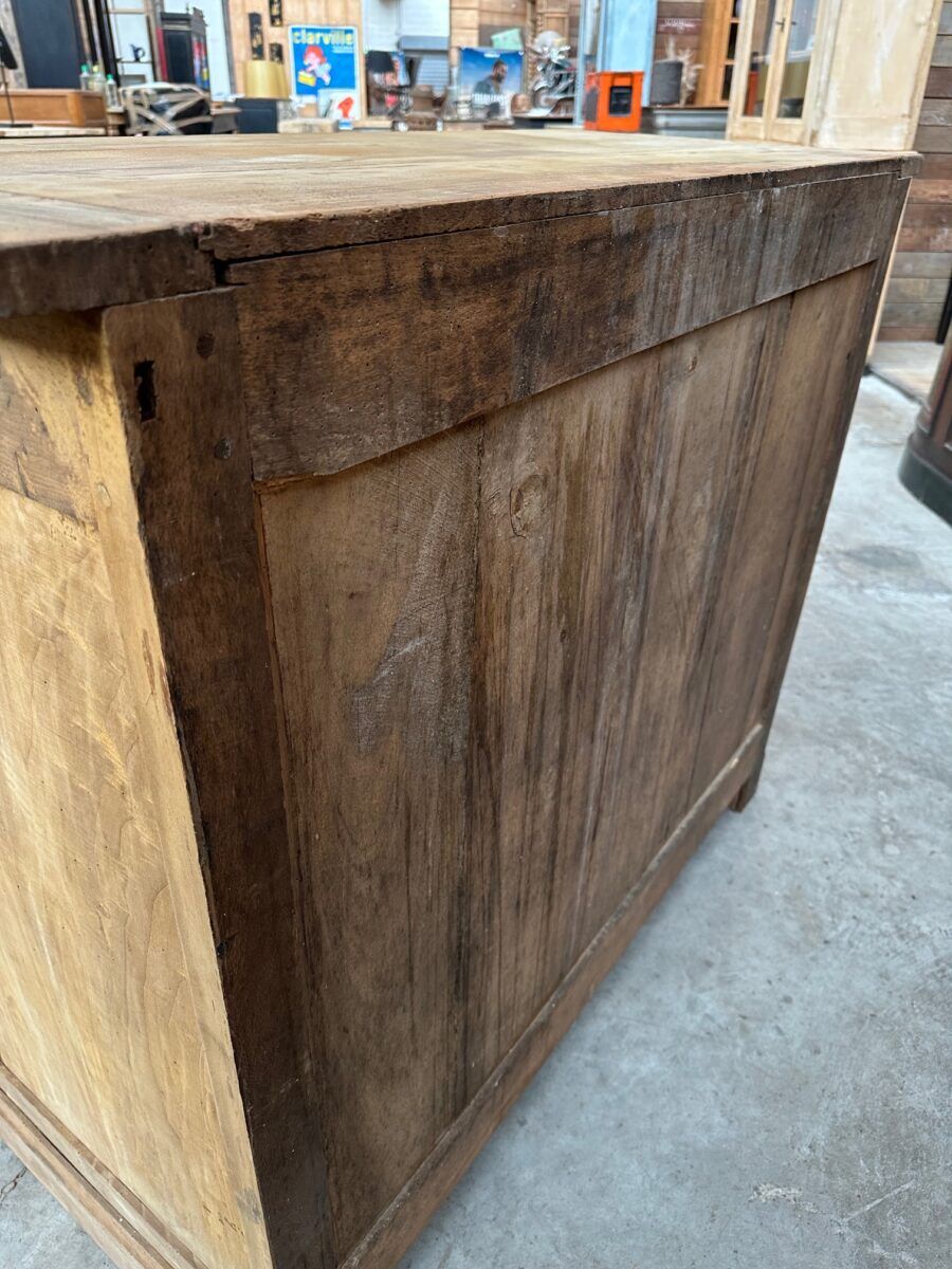 Beech commode, late 19th century