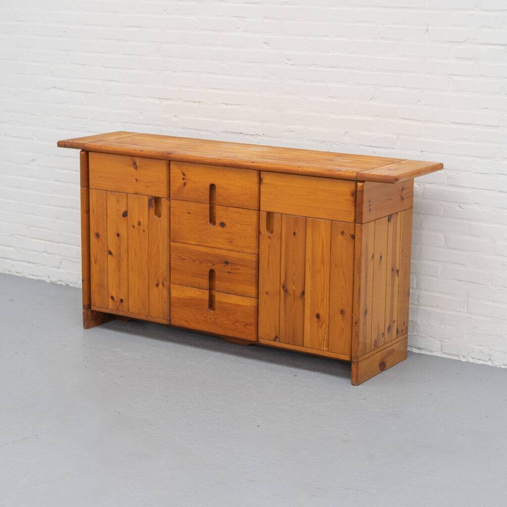 Silvio Coppola pine sideboard, 1960s
