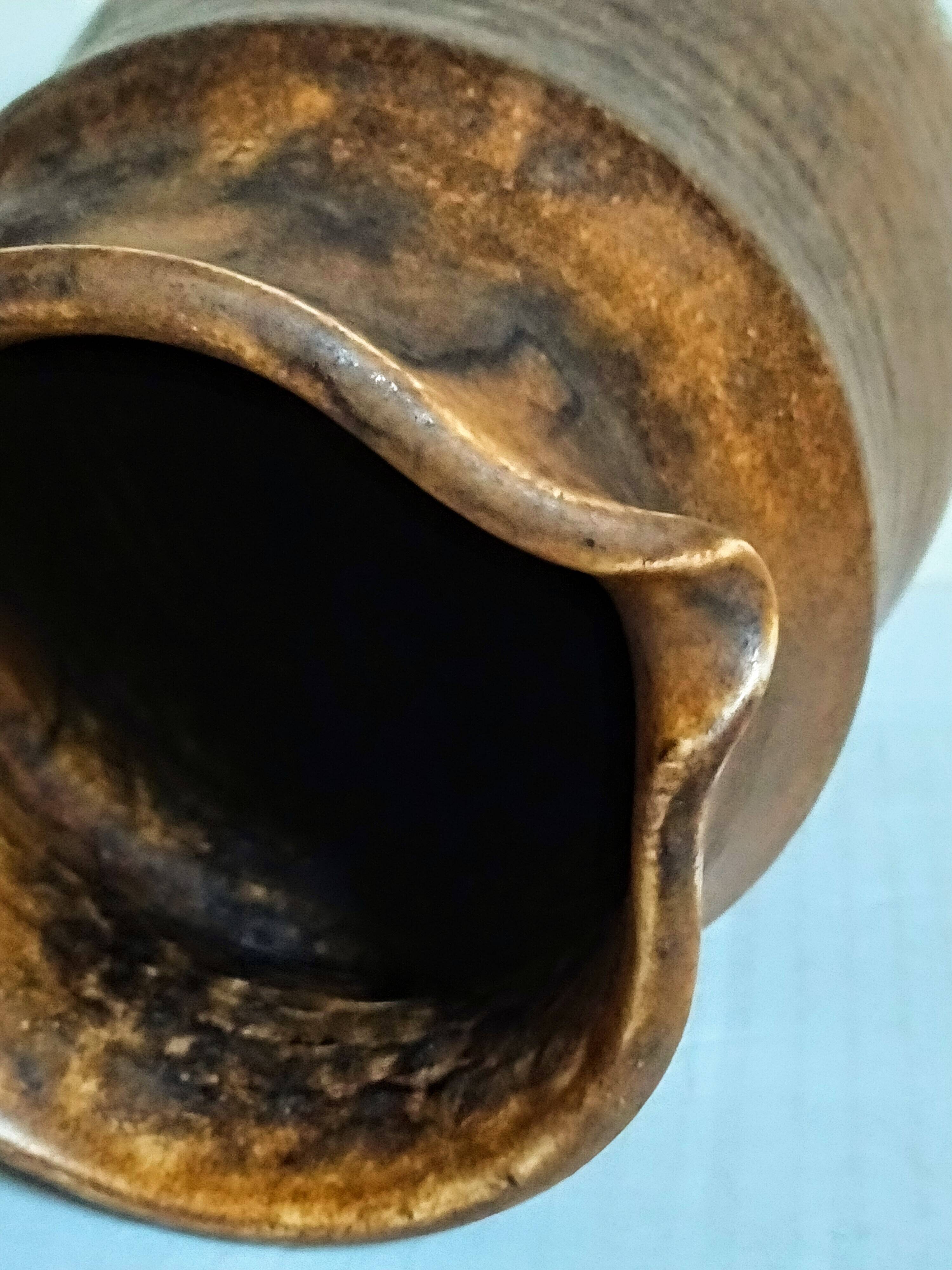 Ceramic potter's pitcher by F.CHEDEVILLE 20th century