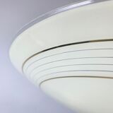 Mid Century Glass Pendant by Napako, Czechoslovakia, 1960's