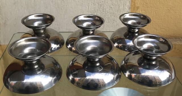 stainless steel ice cream cups
