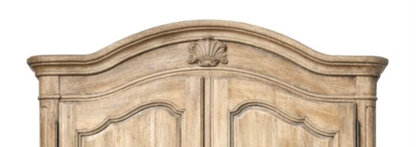 Sanded antique wardrobe