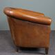 Fauteuil club en cuir de mouton robuste