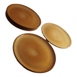 Lot 6 assiettes grès du marais vintage
