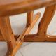 Brutalist extendable table in pine, Rainer Daumiller, Denmark, 1970s.