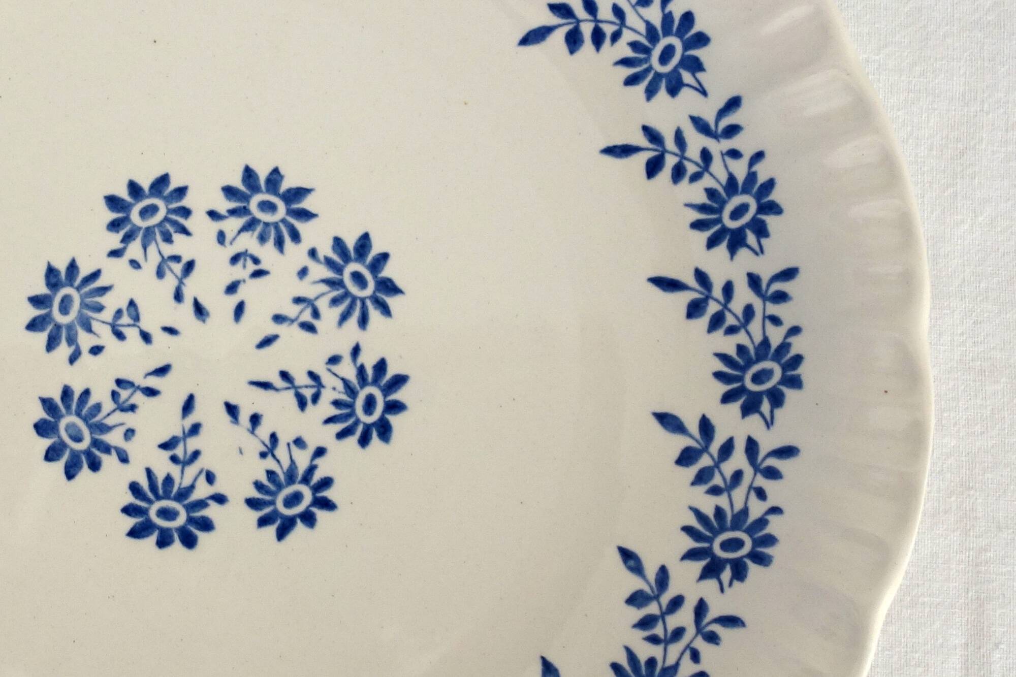 8 flat plates Dany model, Digoin Sarreguemines