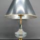 Pineapple lamp in crystal and patinated metal, France, 1950