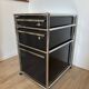 USM Haller cabinet in Graphite Black