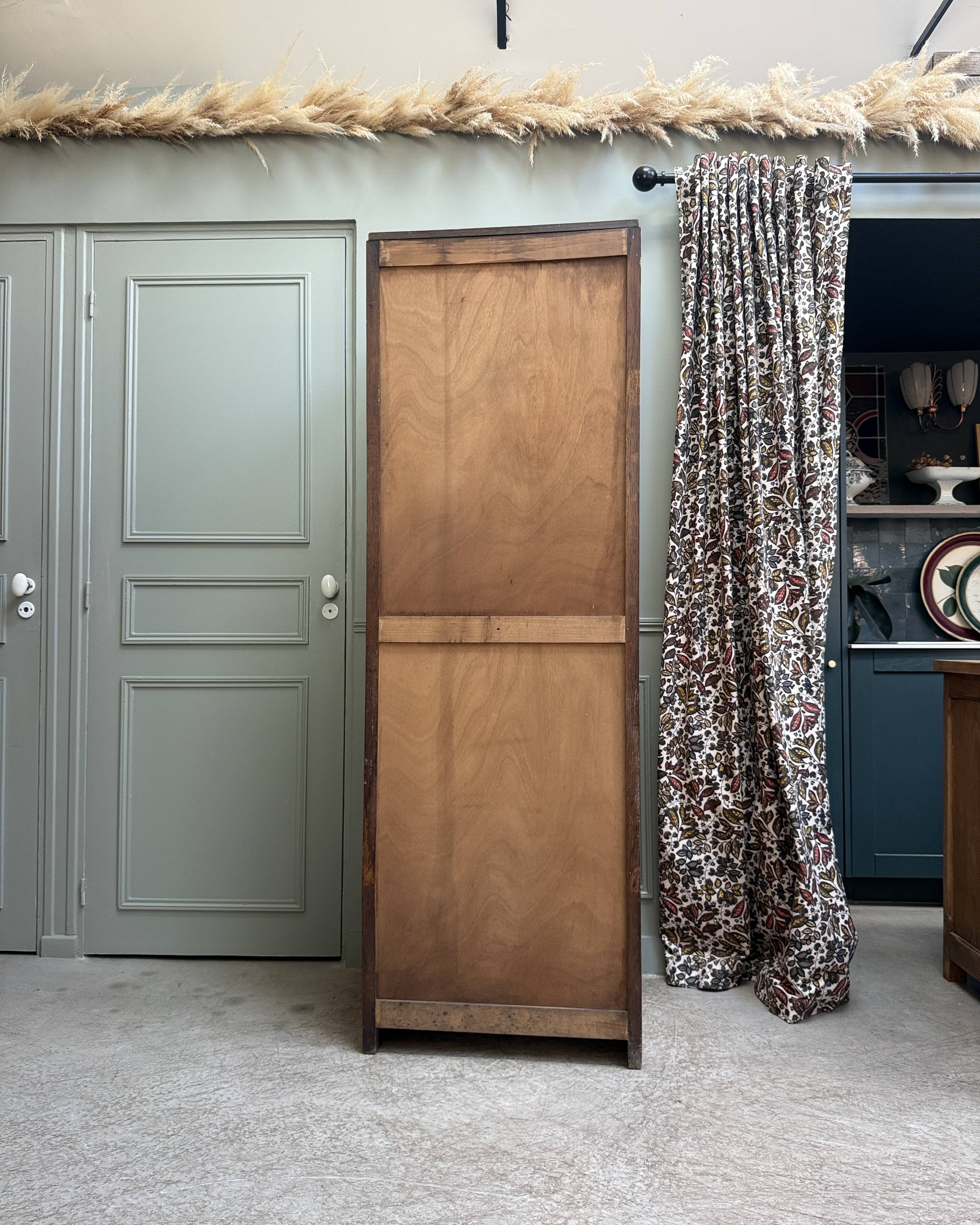 Vintage oak bonnetière (renovated)