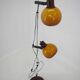 Lampadaire orange vintage, Hongrie, 1970