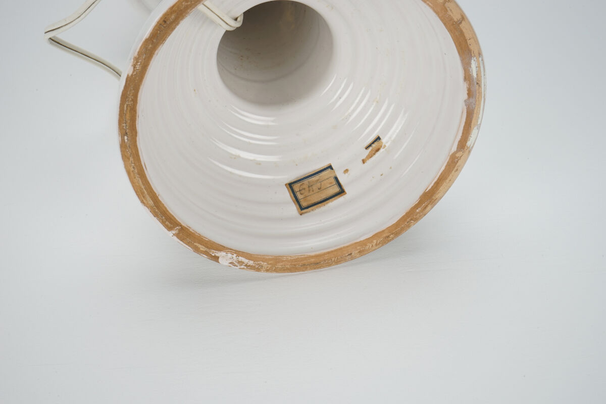 Ceramic lamp from the 50s to 1950s