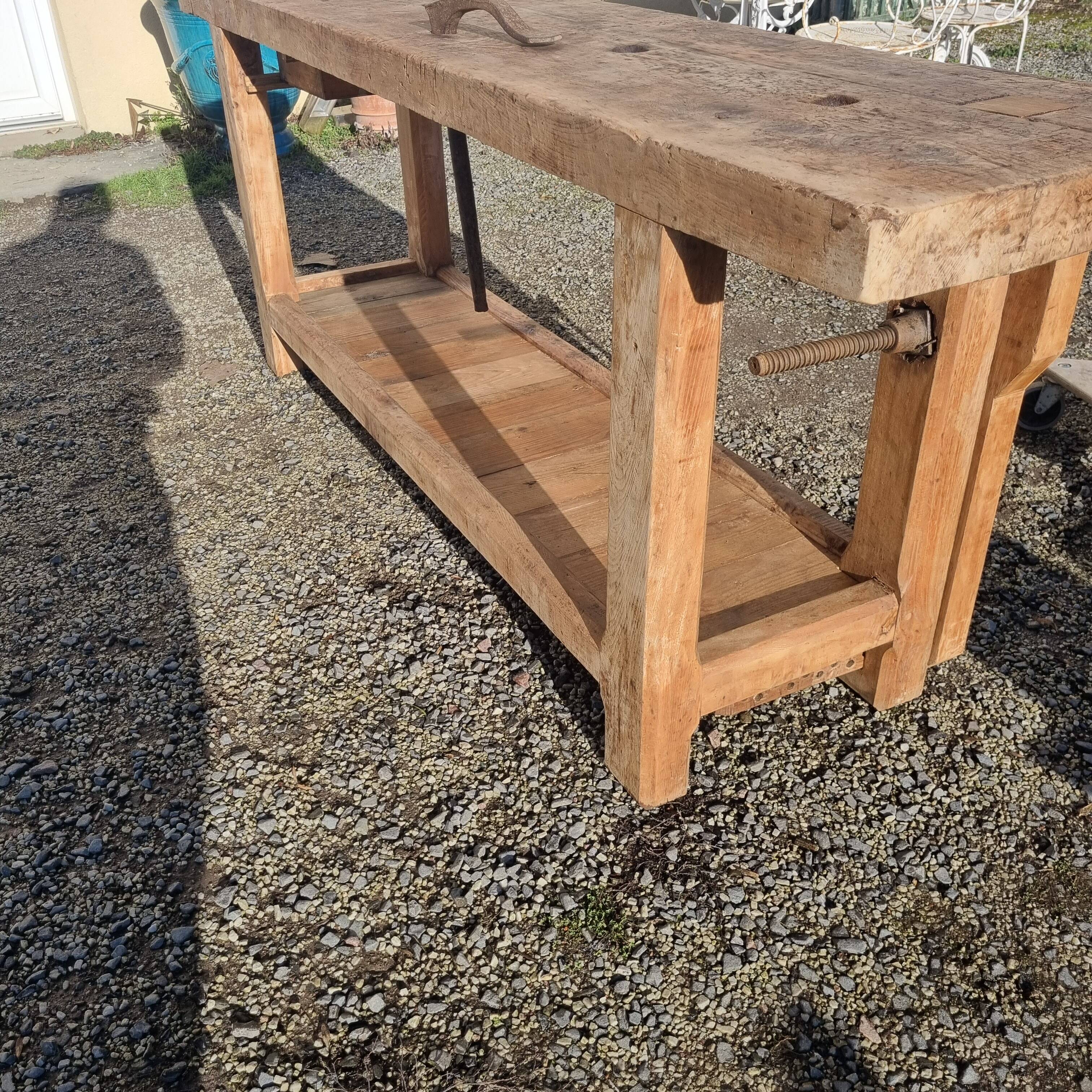 Solid oak table