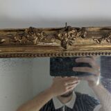 Golden ancient mirror - 60x47cm