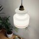 Vintage opaline pendant lamp
