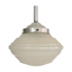 Glass hanging art deco ceiling light. aluminium structure
