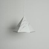 Royal Copenhagen "Luciana" blanc de chine porcelain pendant lamp, 1960s