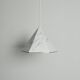 Royal Copenhagen "Luciana" blanc de chine porcelain pendant lamp, 1960s