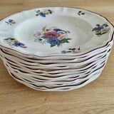 Agreste Sarreguemines soup plate service