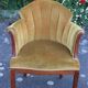 Art Deco corduroy armchair
