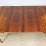 Scandinavian extendable rosewood dining table, 1960s
