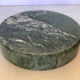 Empty green marble ashtray pocket