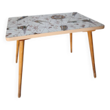 Vintage compass leg table