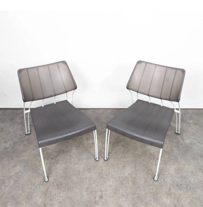 Pair of vintage PS Hässlö chairs by Monika Mulder, 1990