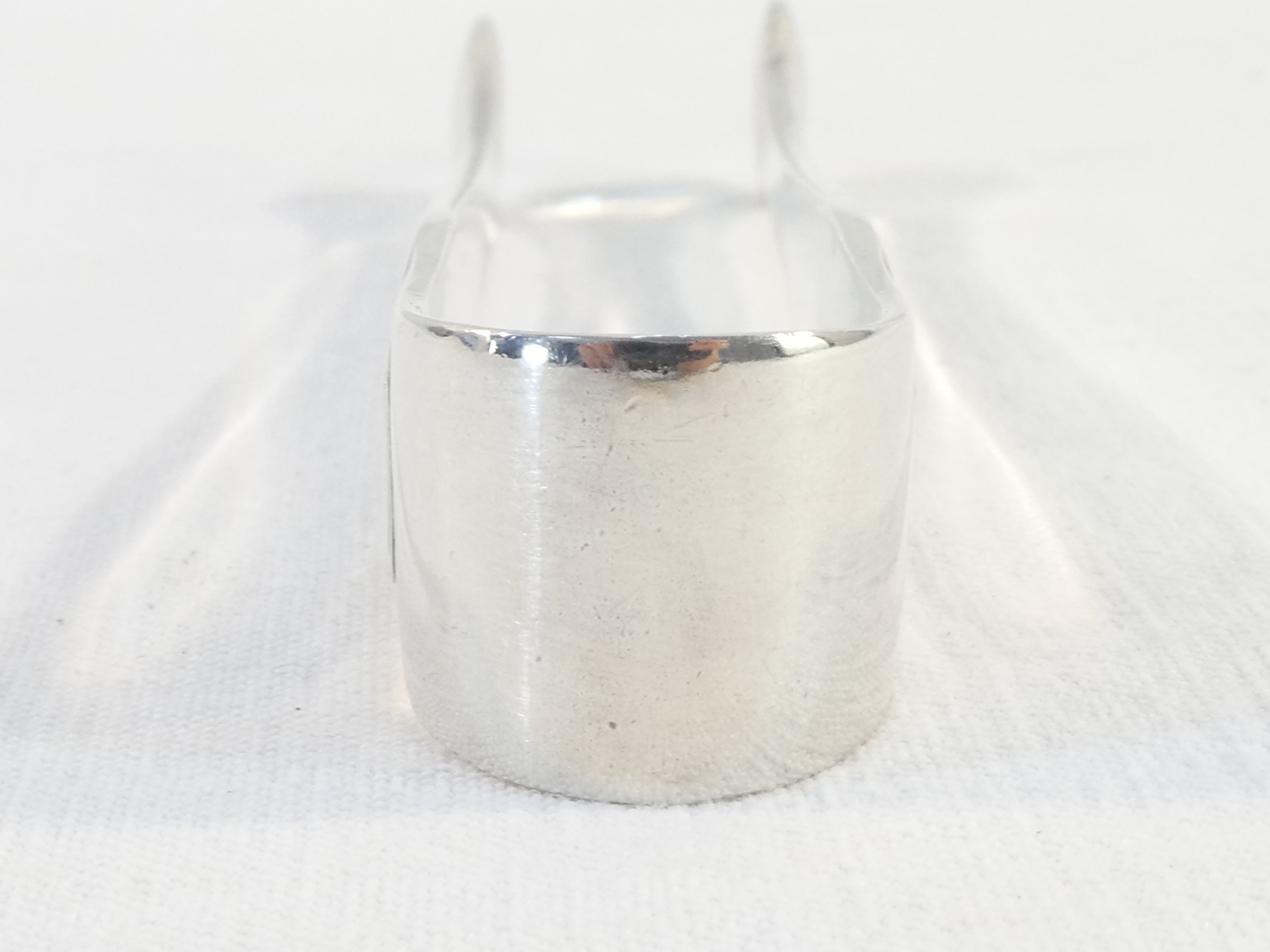 Christofle sugar clamp in silver metal model america