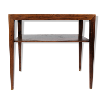 Side table in rosewood by Severin Hansen and Haslev Furniture, 1960s