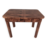 Art Deco dining table in walnut, 1960s