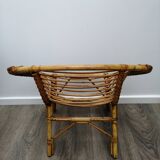 Children's lemon rattan chair