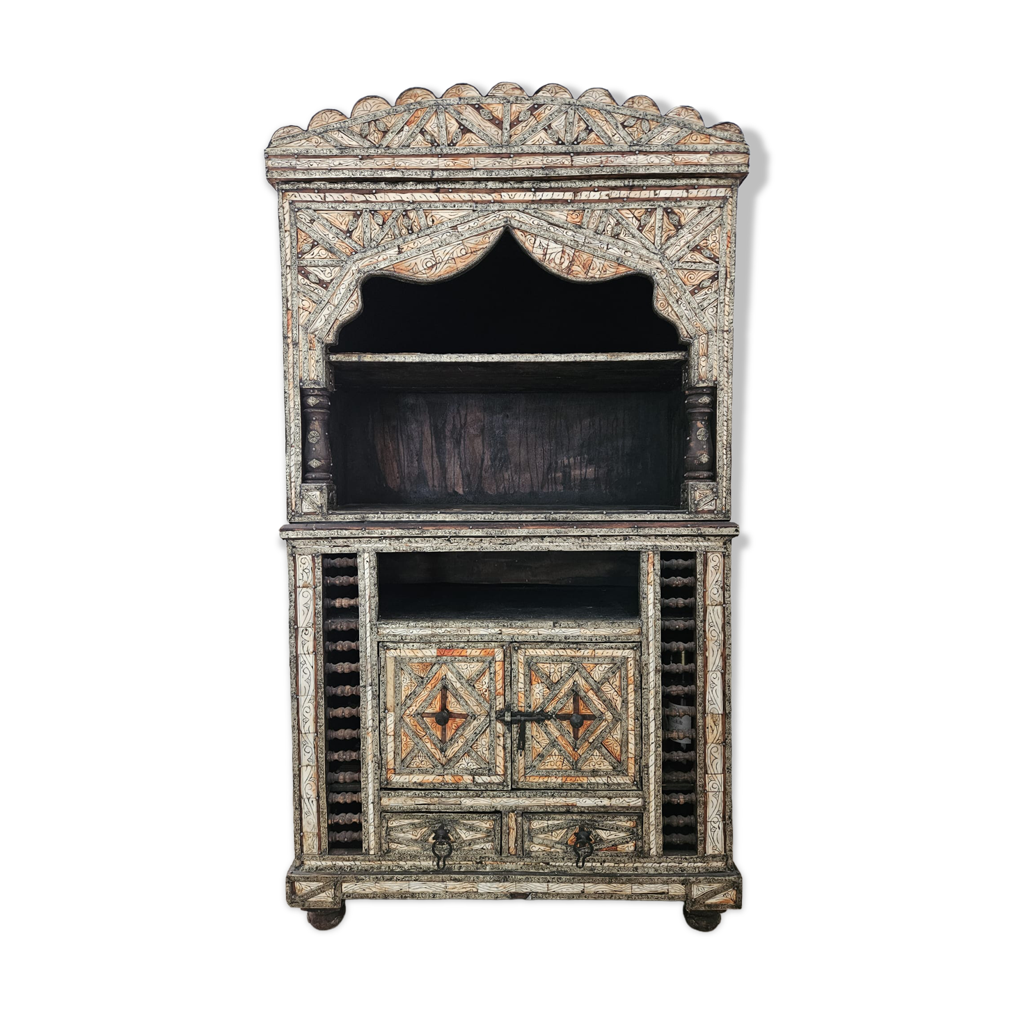 Meuble 2 corps artisanal, Maroc Agadir