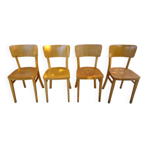 4 chaises bistrot, teinte