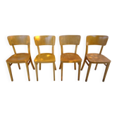 4 bistro chairs, light colour