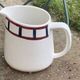 Pichet basque numeto 4 rayures bleues et bordeaux vintage
