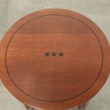 Table d'appoint/centre de design Art Déco, ronde et en bon état.