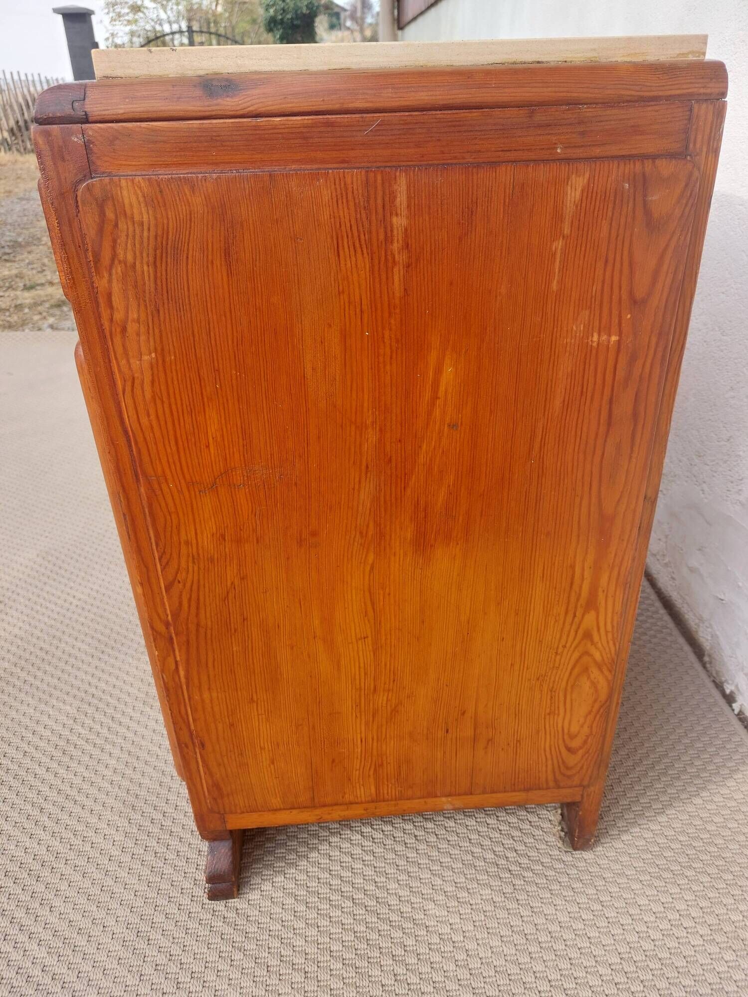 Mado buffet, marble top, vintage