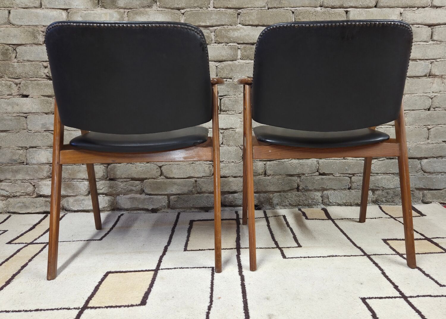 Pair of armchairs by Cees Braakman for Pastoe 1960
