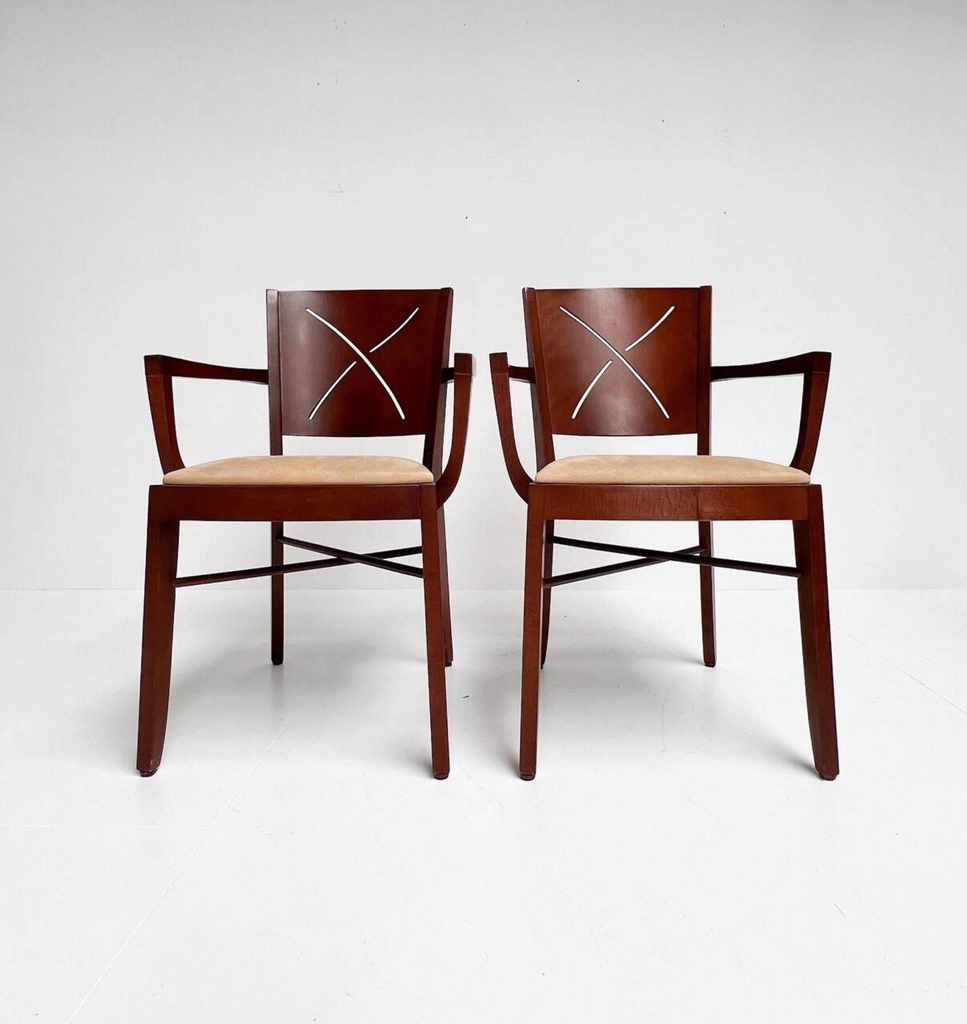 Ensemble de 4 chaises de salle à manger Andreu World, années 1960