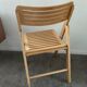 Chaise pliante vintage en hêtre 